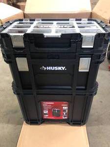 Husky 22 in. Connect Rolling System Tool Box  Customer Returns See Pictures