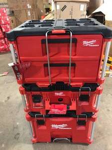 Milwaukee Packout  Tool Box Customer Returns See Pictures