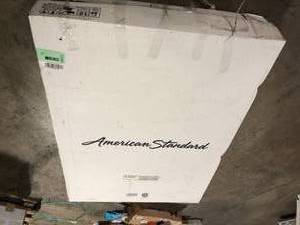 American Standard Ovation Curve 60 in. W x 60 in. H 3-Piece Glue Up Alcove Tub Surrounds in Arctic White Customer Returns See Pictures