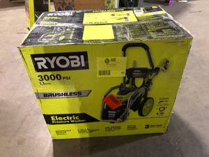 RYOBI 3000 PSI 1.1 GPM Cold Water Electric Pressure Washer  Customer Returns See Pictures