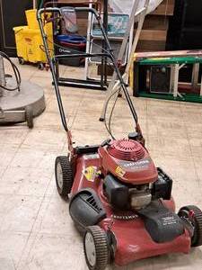 lot 6 image: Craftsman Hi-Tunnel Mulcher Front Gear Drive EZ Walk 21-cut Gas Lawn Mower 917.378501