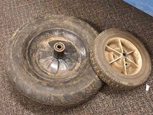 lot 46 image: Lot of (2) Utility Replacement Wheels - 14, 9