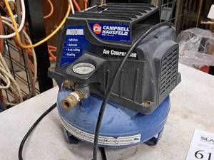 lot 57 image: Campbell Hausfeld 1-Gallon Pancake Air Compressor