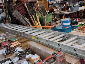 lot 60 image: 32 Extension Ladder L-2121-32