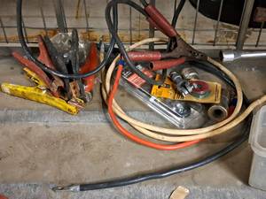 lot 176 image: Lot of  Misc. BatteryJumper Cable Parts and Accessories