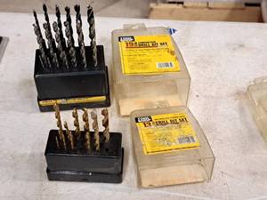 lot 208 image: Lot of (2) Tool Shop Drill Bit Sets