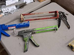 lot 231 image: Lot of (3) Assorted SealantAdhesive Guns