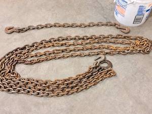lot 291 image: Lot of (2) Chains with Two Hook Ends