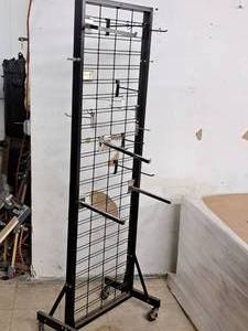 lot 345 image: Metal Rolling Storage Rack