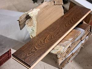 lot 346 image: Lot of (1 Box) Birch French Roast Hard Wood Flooring 25.57-sq.ft.