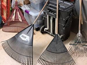 lot 351 image: Lot of (5) Leaf Rakes