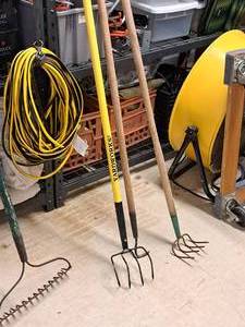lot 353 image: Lot of (3) Cultivating Rakes
