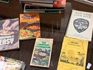 lot 512 image: Lot of (5) Outdoor Cookbooks