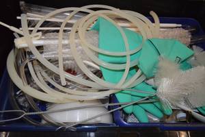 lot 51 image: Home Wine Making Kit  Supplies Almost everything you need to make your own wine at home - Tub Not Included