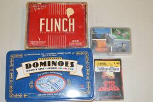 lot 59 image: Vintage CardBoard Games and Novelty Playing Cards