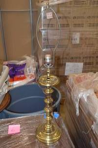 lot 69 image: Decorative Table Lamp - No Shade or Bulb