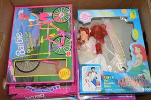 lot 85 image: Assorted Barbie and Disney Dolls - CL