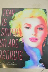 lot 134 image: NEW - Metal Sign Wall Art 16 x 12 Factory Sealed
