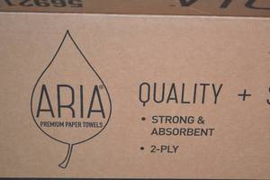 lot 96 image: Case of Aria Premium Paper Towels