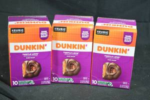 3ct Dunkin Turtle Love K-Cups 10-Pack Best by 07102023