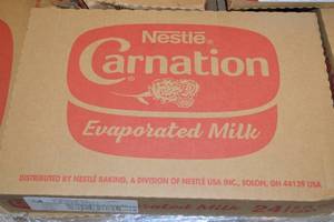 Case of Nestle Carnation Evaporated Milk 24 5oz Cans Best by 08312023