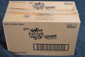 Case of Grape Sour Patch Kids