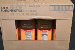 Case Sweet Leaf Organic Peach Iced Tea Best by 08042021