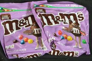 2ct Family Size Bag of Fudge Brownie M&ampMs Best by 122023