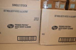2ct Case of Post Premier Protein Cereal Mixed Berry Almond Flavor - 16 Boxes Total Best by 082023