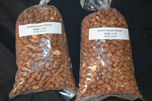 2ct 2lb Bag of Unsalted Roasted Almonds Best by 04302024