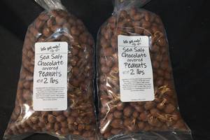 2ct 2lb Bag of Sea Salt Chocolate Covered Peanuts Best by 05022024