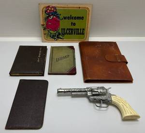 lot 37 image: Misc. Vintage Items Including Toy Cap Gun