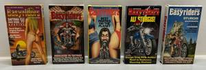 lot 39 image: Vintage Easyriders VHS Tapes