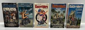 lot 42 image: Vintage Easyriders VHS Tapes