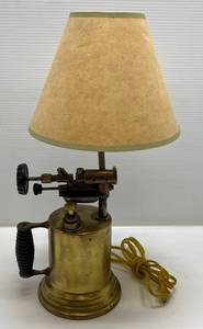 lot 65 image: Antique Blow Torch Lamp
