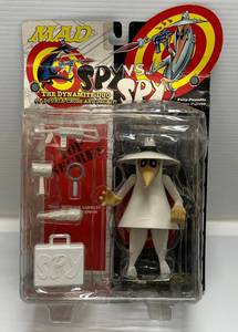 lot 89 image: 1998 DC Direct Spy Vs. Spy  The Dynamic Duo WHite Spy (NIB) Package A Little Beat Up