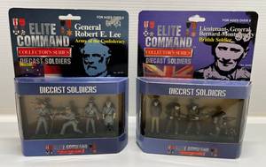 lot 112 image: Elite Command Collectors Series Diecast British Soldiers & General Lee Both (NIB)