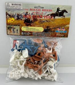 lot 118 image: Vintage Plastic Soldiers The Rough Riders Charge Up San Juan Hill (NIB)