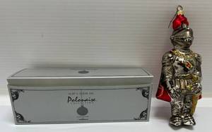 lot 119 image: Vintage Polonaise Kurt Adler Knight In Armor Ornament In Original Box