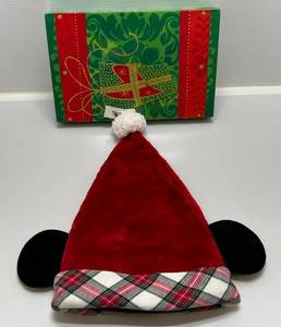 lot 121 image: Disney Mickey Mouse Santas Hat (NIB)