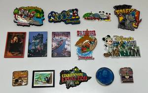lot 124 image: Misc. Vintage Disney Magnets