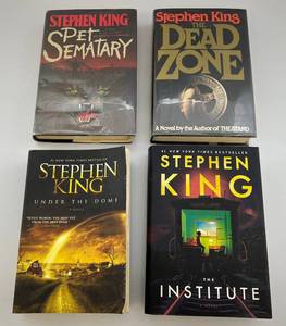 lot 203 image: Misc. Vintage Stephen King Hardcover Books Including Pet Sematary & More