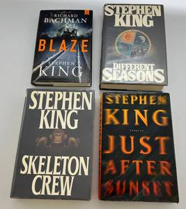 lot 209 image: Misc. Vintage Stephen King Hardcover Books Including Blaze & More