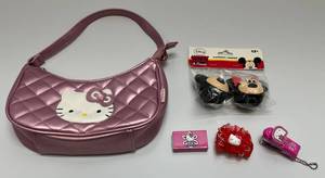 lot 163 image: Vintage Hello Kitty & Mickey Mouse Items