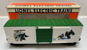 lot 171 image: Lionel 6-19262 Disney The Perils Of Mickey Hi - Cube Boxcar II (NIB)
