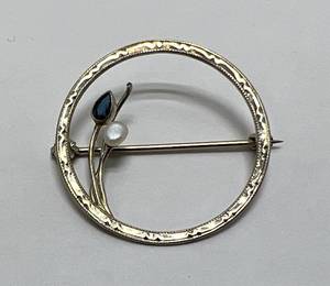 lot 173 image: Antique Art Deco 10K Gold Belais BroochPin 78 1.02 G