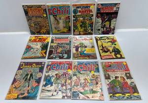 lot 197 image: Misc. 12,15,20 Cent Comics Including Jimmy Olsen & More (Sleeved Boarded)