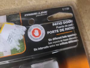 lot 32 image: Patio door lock hardware