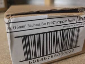 lot 55 image: Box of Bauhaus Bar Pulls