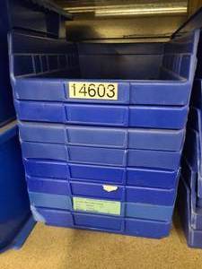 lot 170 image: Stack of Blue Wide Storage Containers